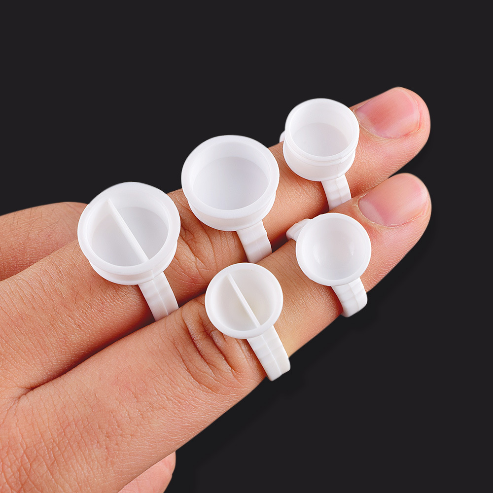 White Toner Transfer Paper - Disposable 100pcs Plastic Pigment Ring for