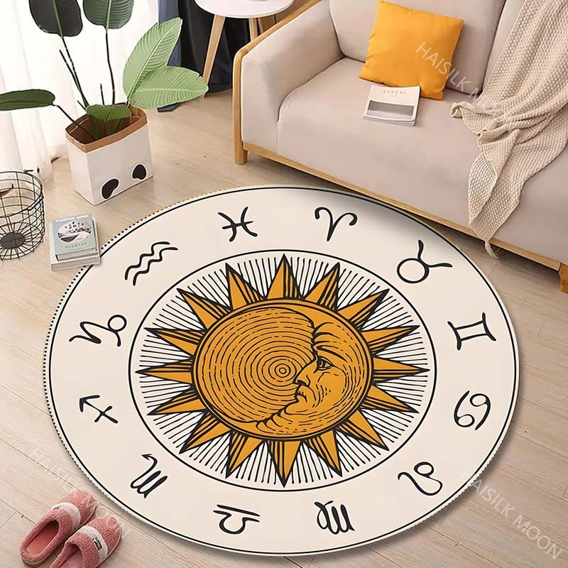 Commercial Printing Images - 1PC Zodiac signs around sun image