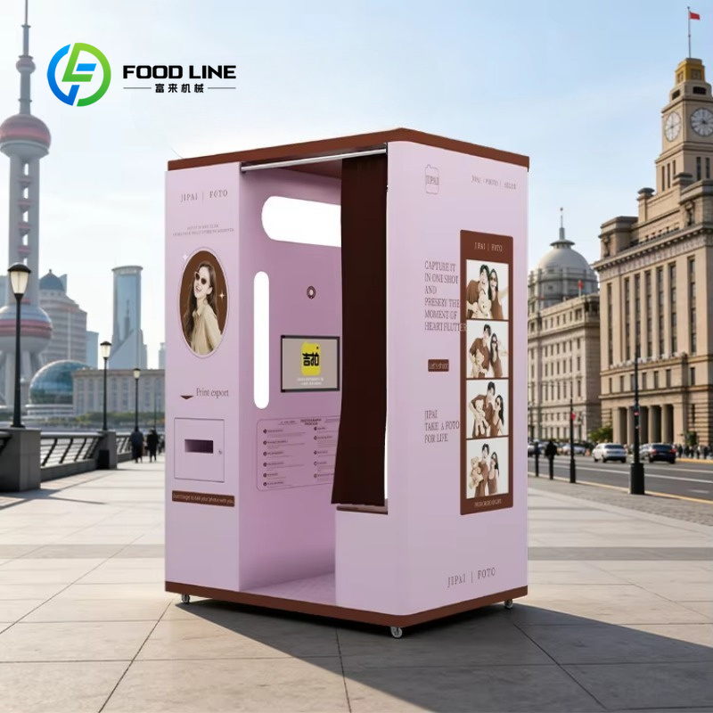 Commercial Photo Printing Kiosk - customized selfie booth automatic instant photo