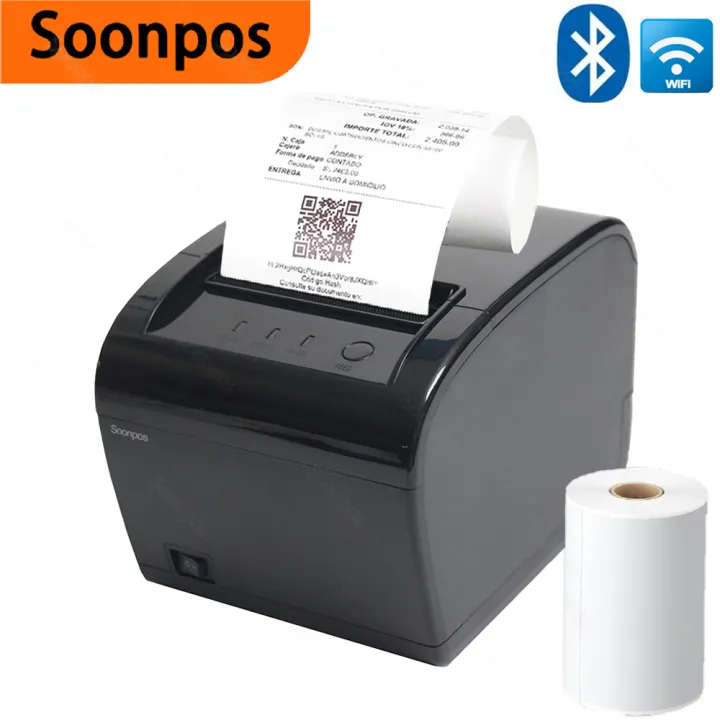 Commercial Wallpaper Printing - Soonpos 80mm Thermal POS Printer, Bluetooth