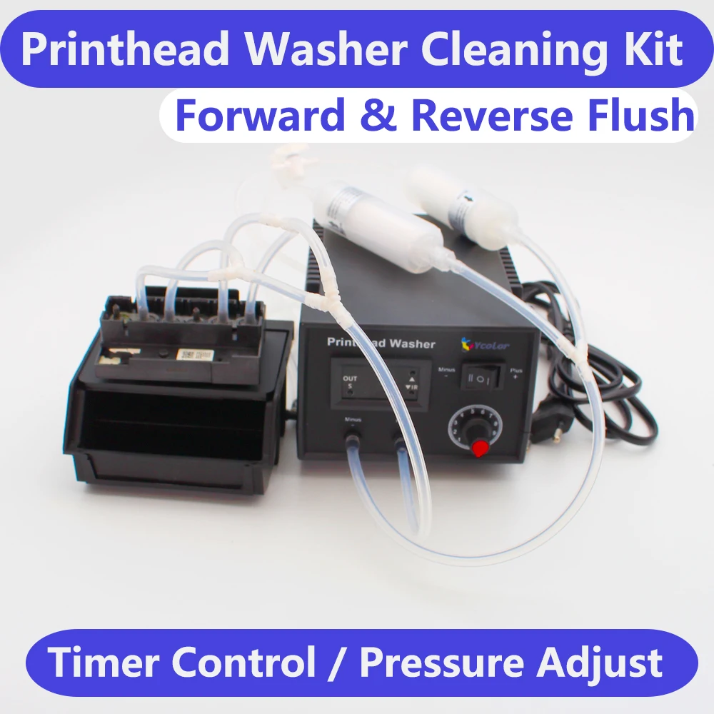 Print Head Cleaning Kit - DTF Printhead Washer Cleaner Flush Machine