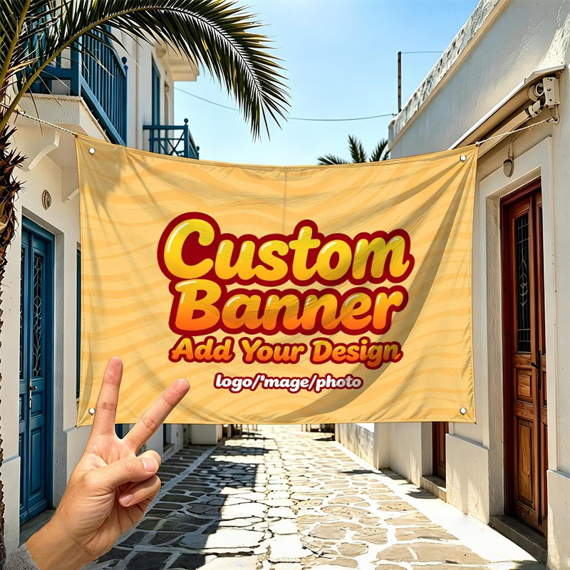 Commercial Printing Images - Custom Banner Flags Suitable For Personalized