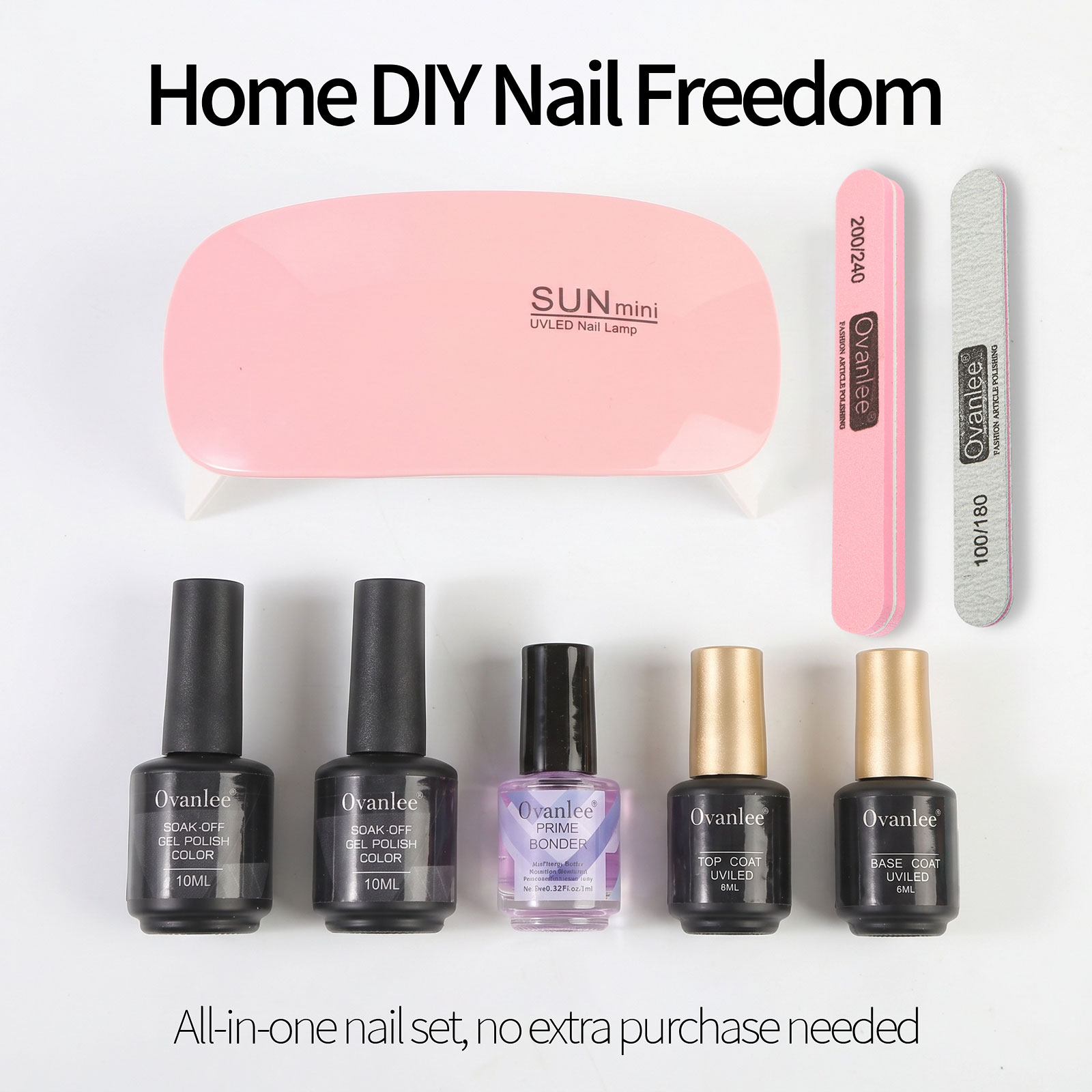 Ovanlee 5-Piece UV Gel Polish  - Exposure Unit Uv 评论和价格
