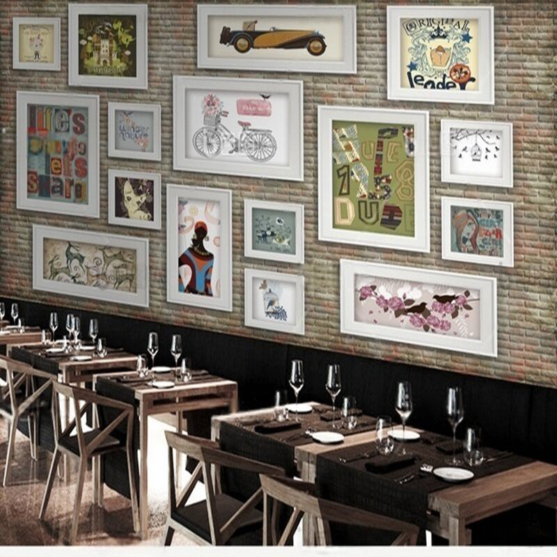 Nostalgic decorative paintings - Commercial Wallpaper Printing 评论和价格