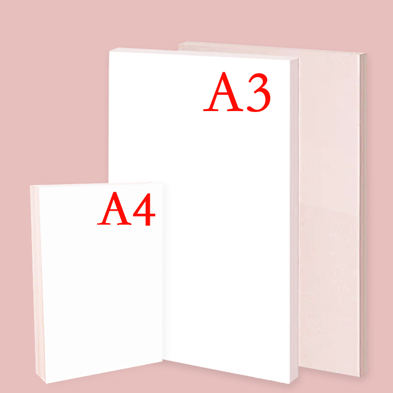 20/50Pcs A3 A4 Sublimation Hea - White Toner Transfer Paper 评论和价格