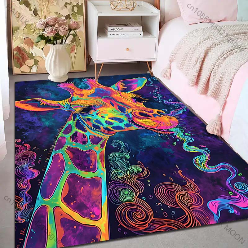 1PC Colorful artistic giraffe  - Commercial Printing Images 评论和价格