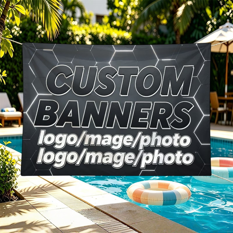 Custom Banner Flags Suitable F - Commercial Printing In Photoshop 评论和价格