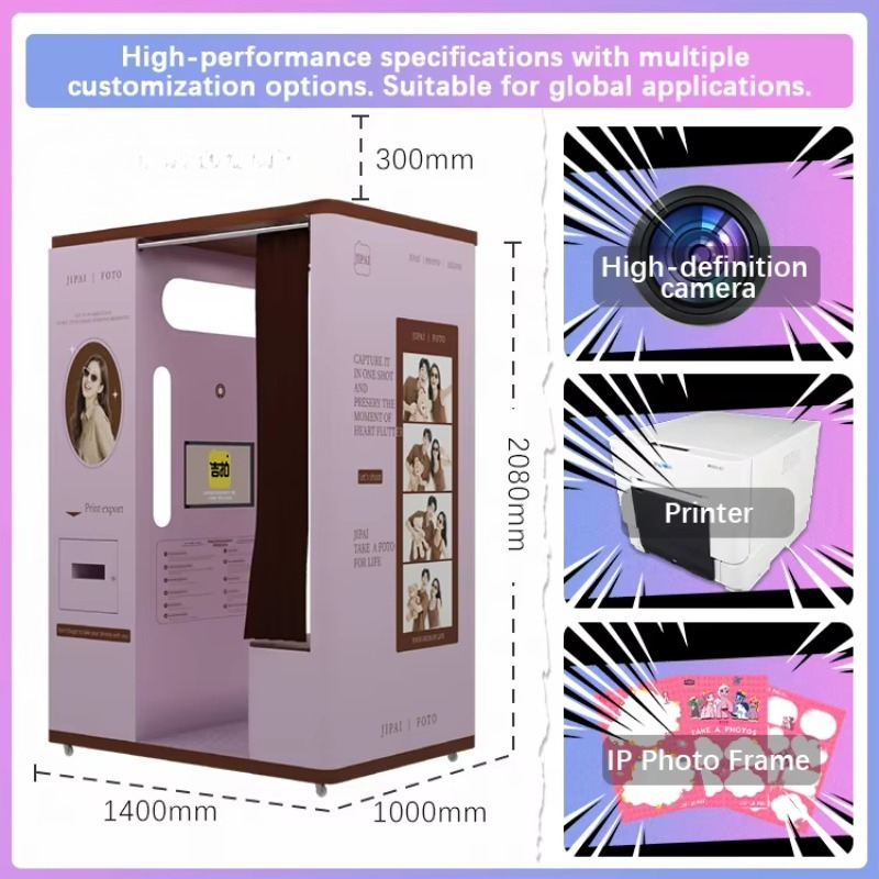 customized selfie booth automa - Commercial Photo Printing Kiosk 评论和价格