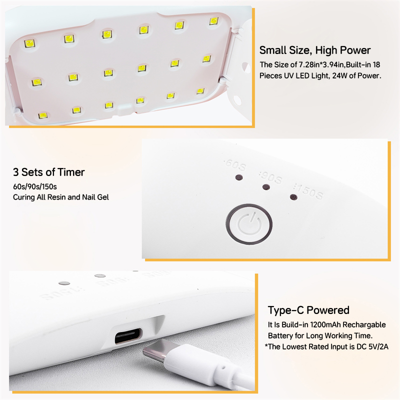 24W USB Rechargeable UV LED La - Exposure Unit Uv 评论和价格