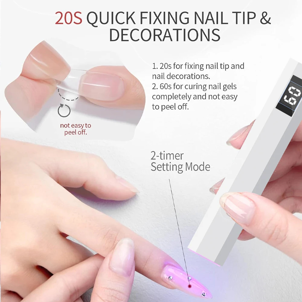 HOMEFISH UV LED Nail Lamp with - Exposure Unit Uv 评论和价格