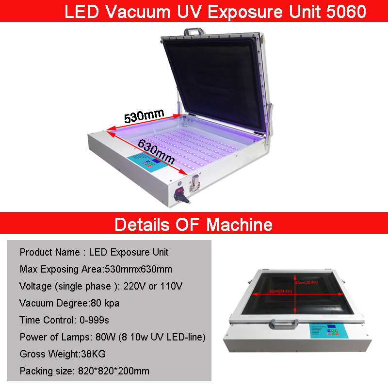 50×60cm Vacuum UV LED Screen P - Commercial Uv Printing 评论和价格