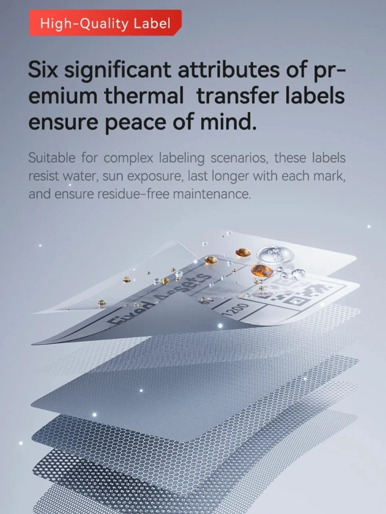Niimbot M2/M3  White Label Pap - White Toner Transfer Paper 评论和价格
