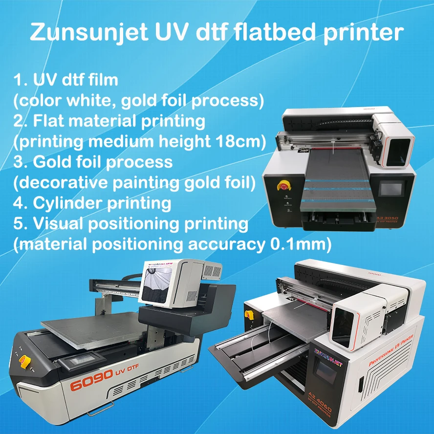 Small A2 Flatbed UV Dtf Inkjet - Dtf Printer Machine 评论和价格