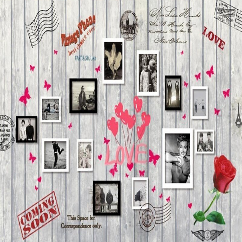 European and American wood gra - Commercial Wallpaper Printing 评论和价格